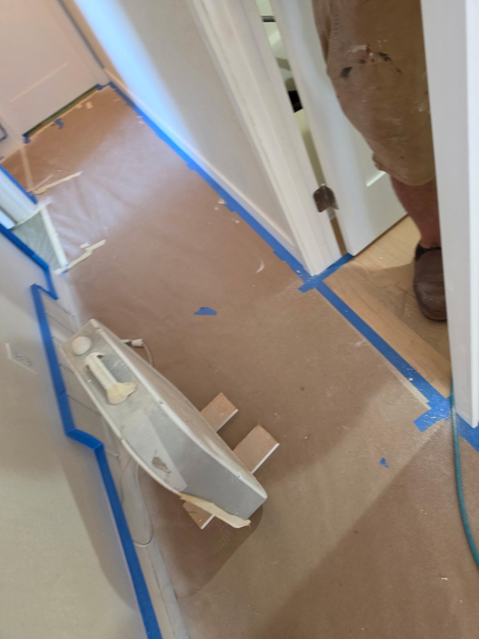 Paint and remodel job site