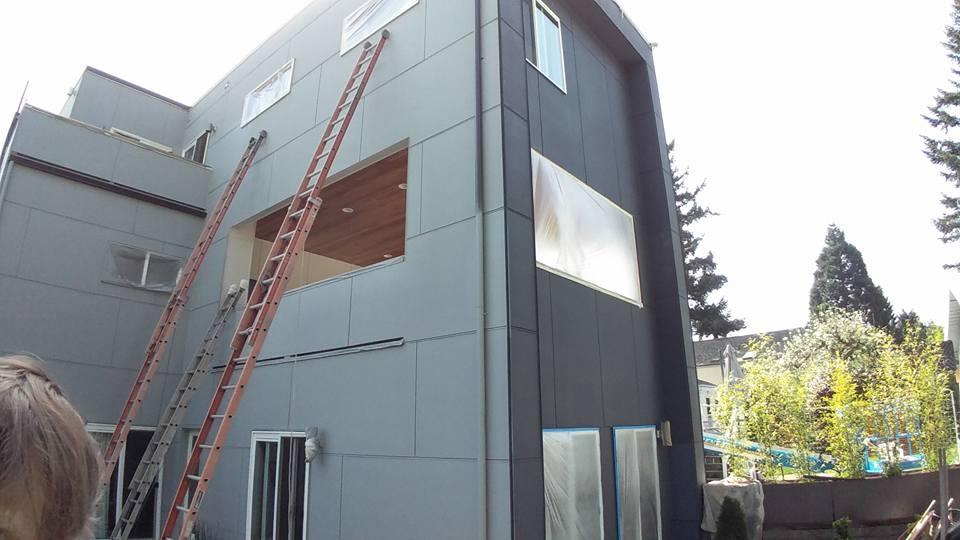Exterior painting project